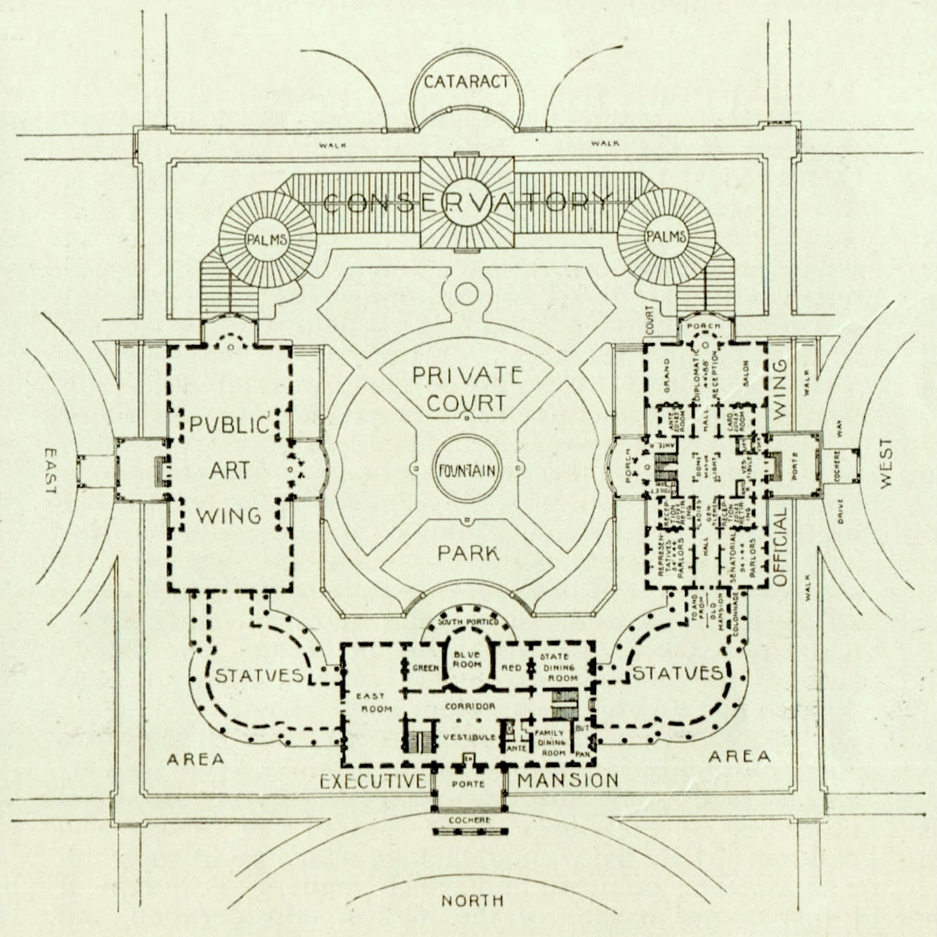 Proposed Floor Plan_White House 1890