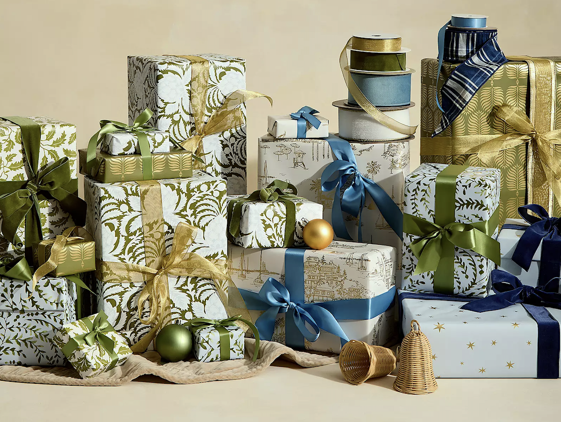 Serena and Lily gift wrapping inspiration