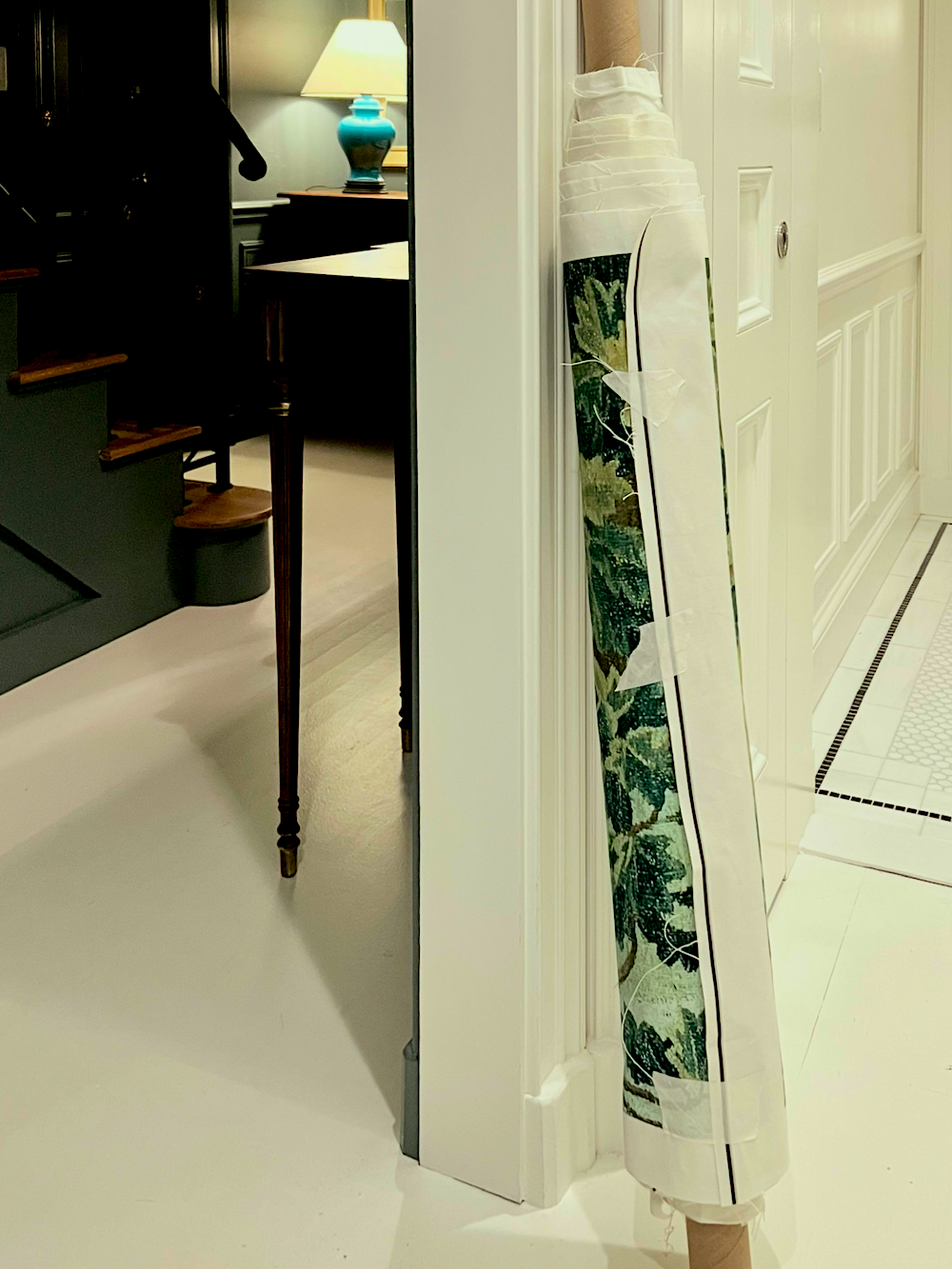 entry wall covering ready for shipping