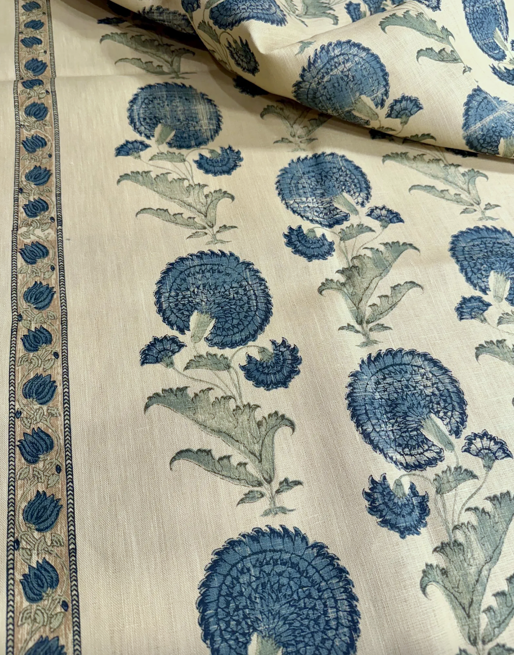 Jasper - Indian Flower fabric by Michael Smith