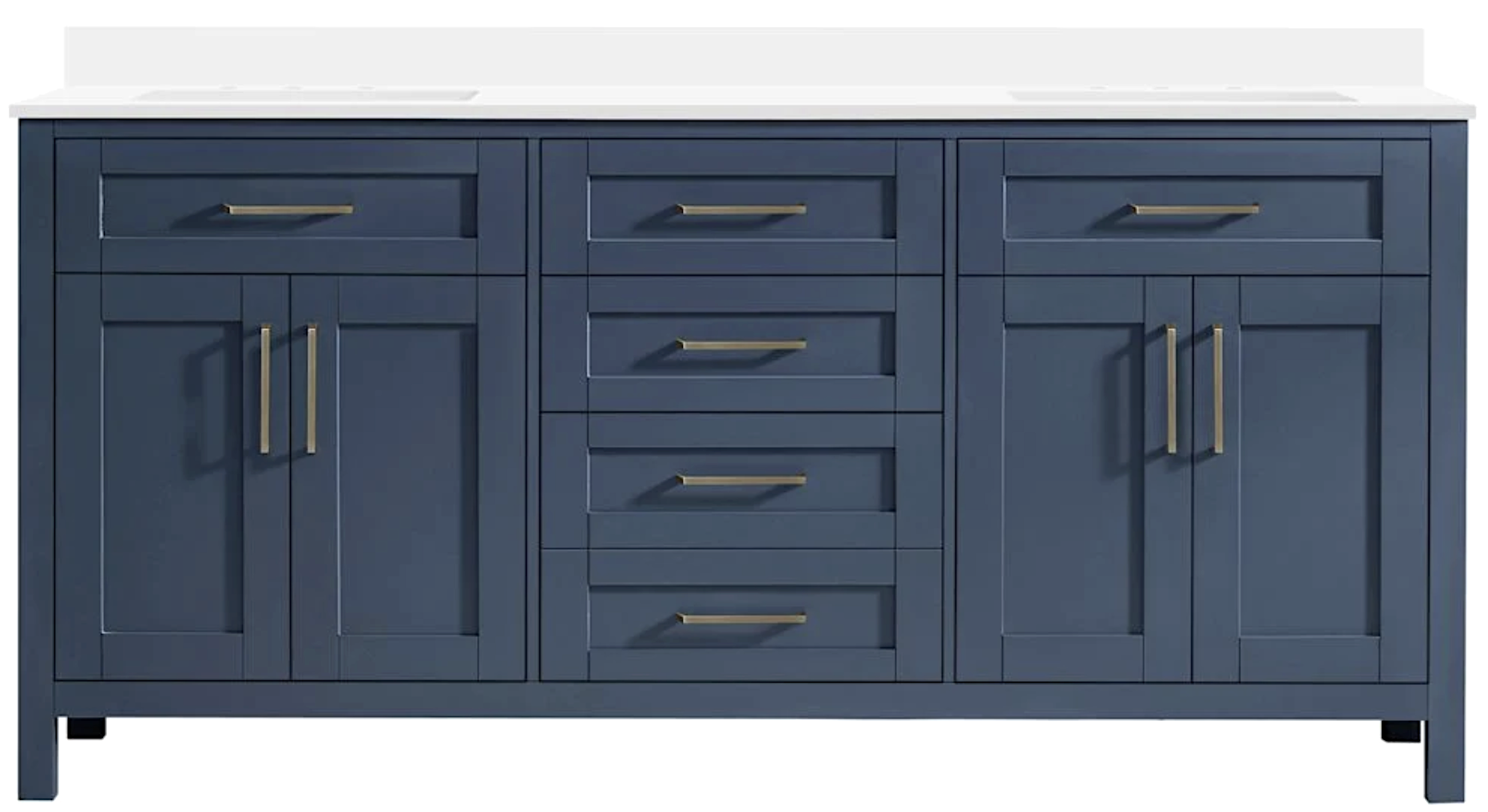 faux seams bathroom vanity