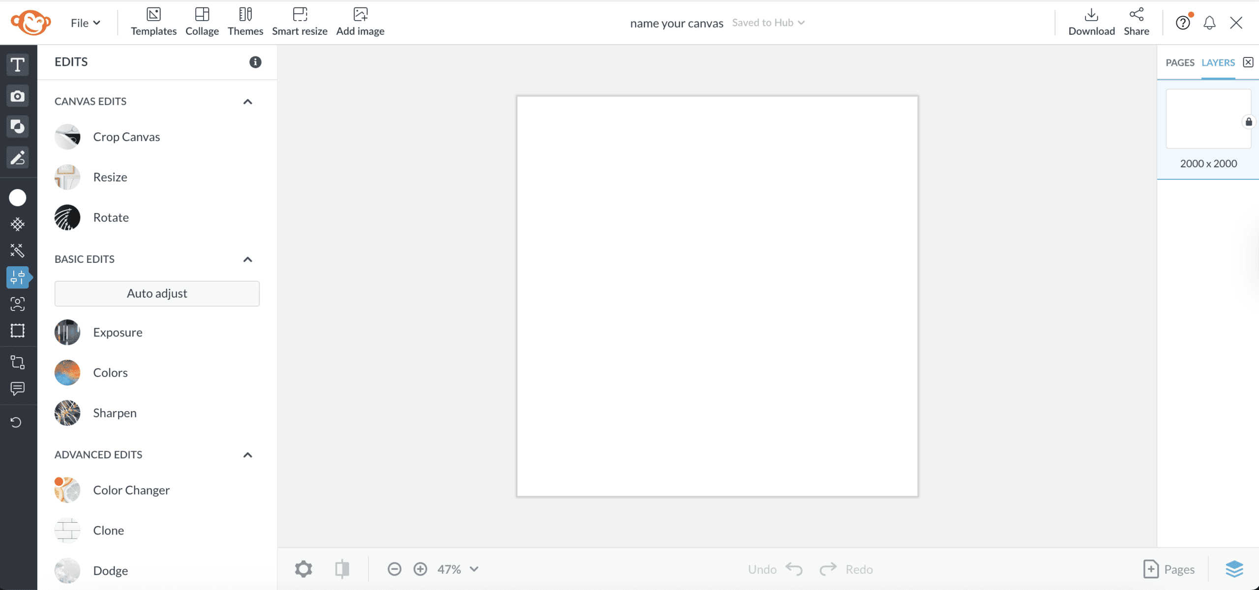 picmonkey blank canvas
