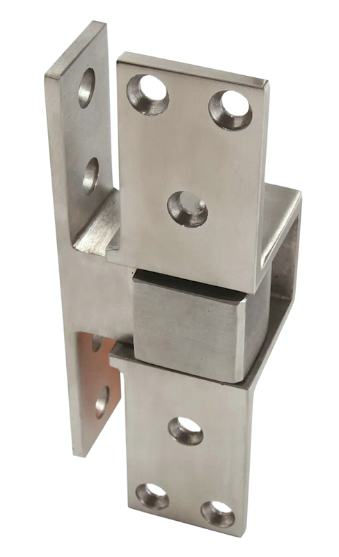 ABH pocket pivot door hinge - AKA Harmon Hinge for the embrasure doors - These were the least expensive specialty door hinges, and they came in white!