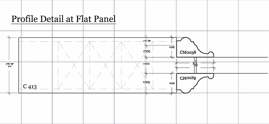 CM0038 moulding - Select door custom embrasure doors