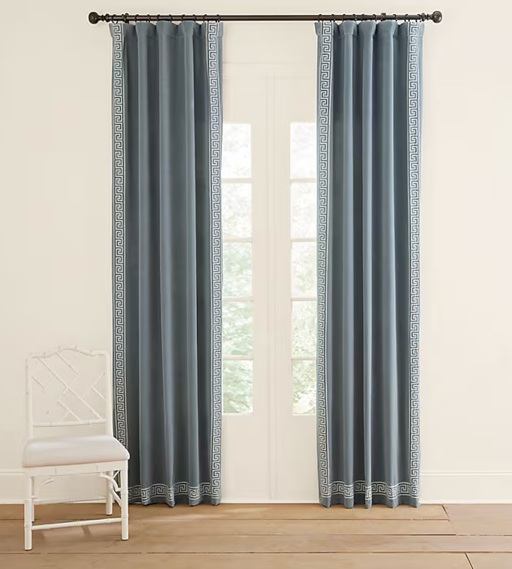 Rowena velvet drape at Ballard Designs