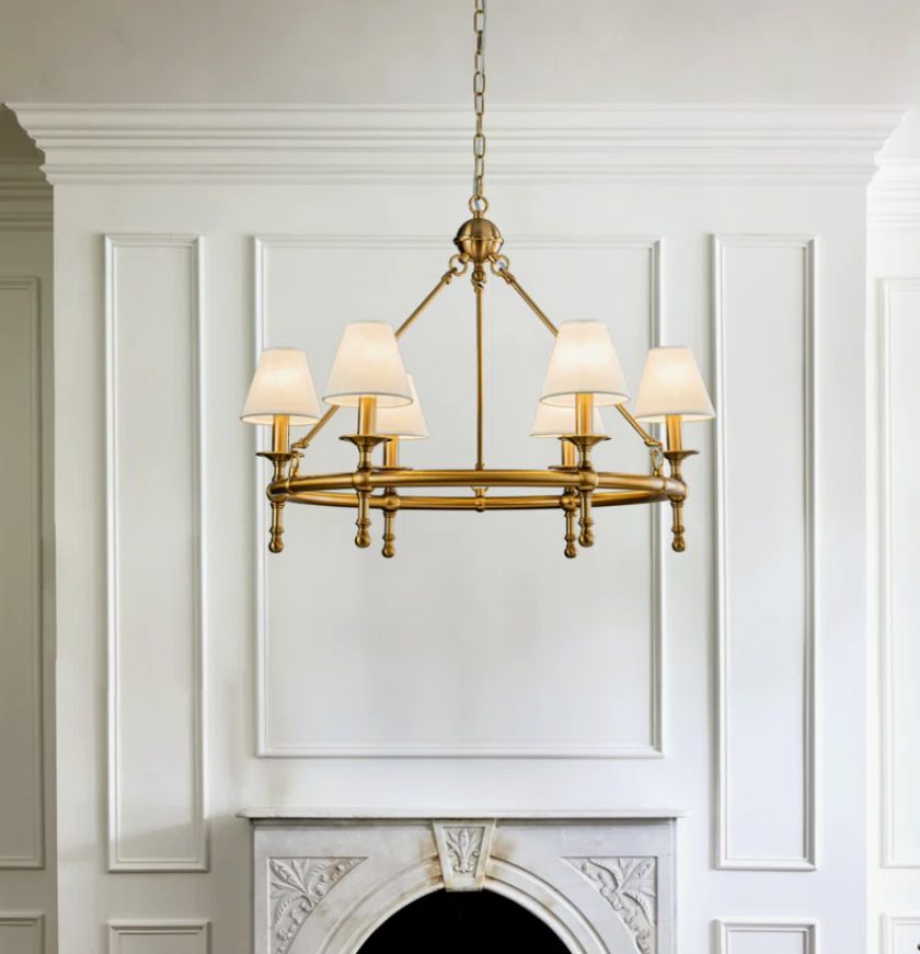 inexpensive ring chandelier But it's (excuse me) a dead ringer for the Visual Comfort Classic Ring chandelier.