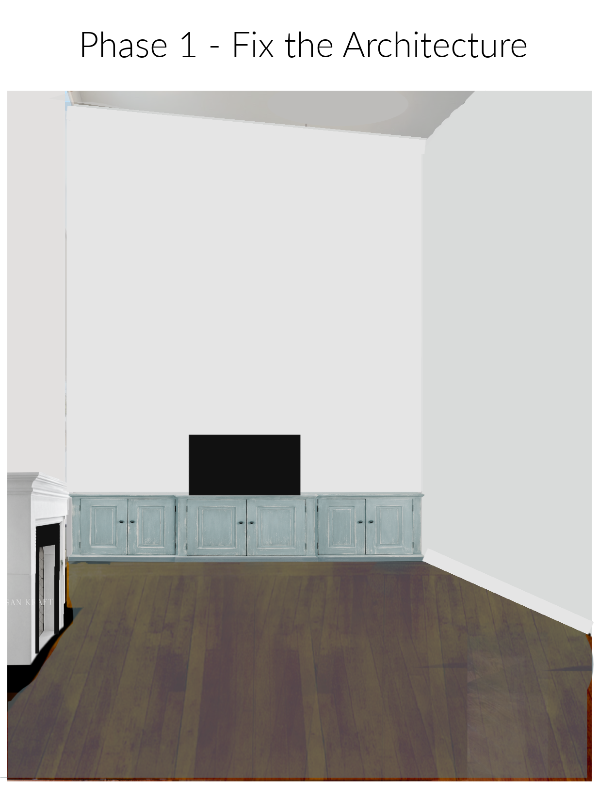 reinventing a two-story great room phase 1