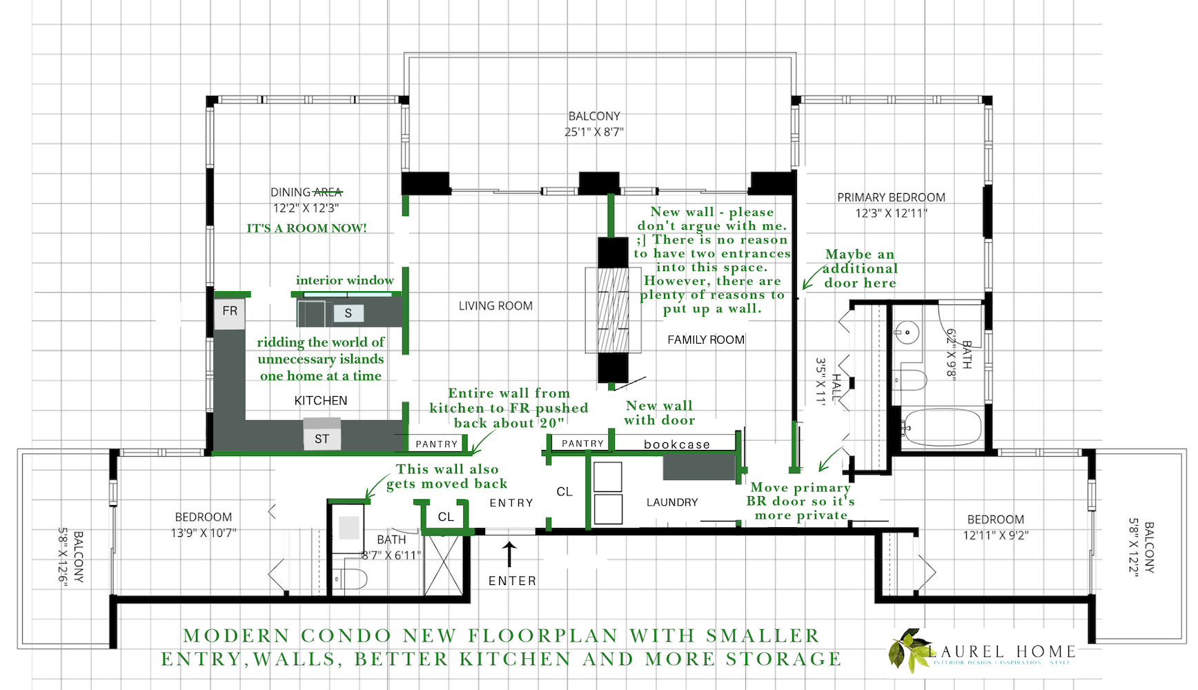 Vancouver Floor plan redesigned by LBI