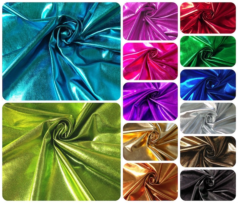 cheap shiny polyester
